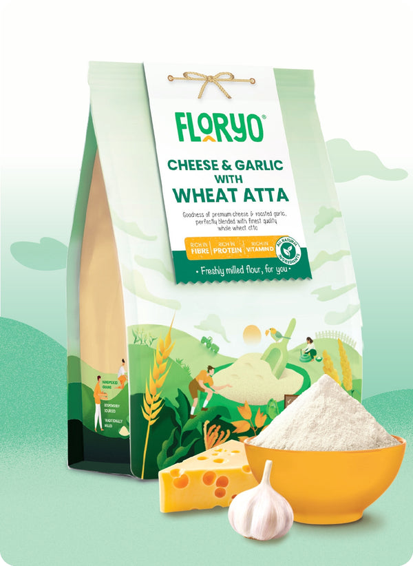 Floryo Cheese & Garlic with Wheat Atta