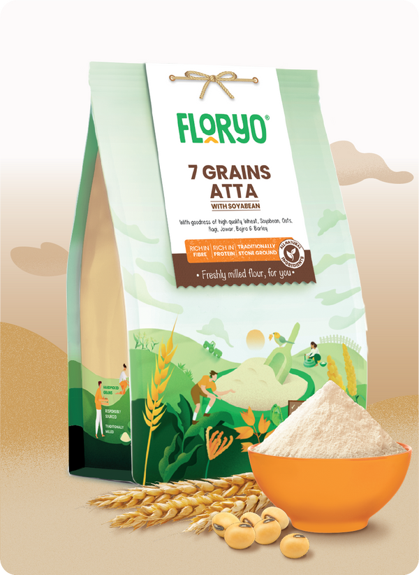 Floryo 7 Grains Atta (with Soyabean)