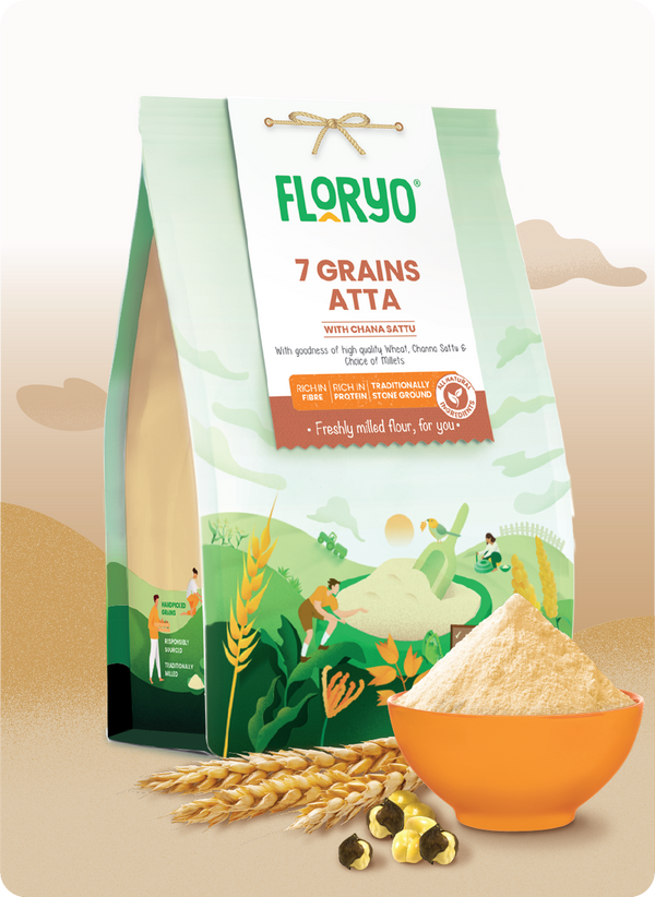 Floryo 7 Grains Atta (with Chana Sattu)