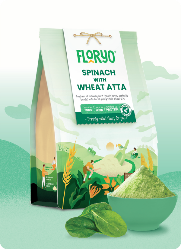 Floryo Spinach with Wheat Atta